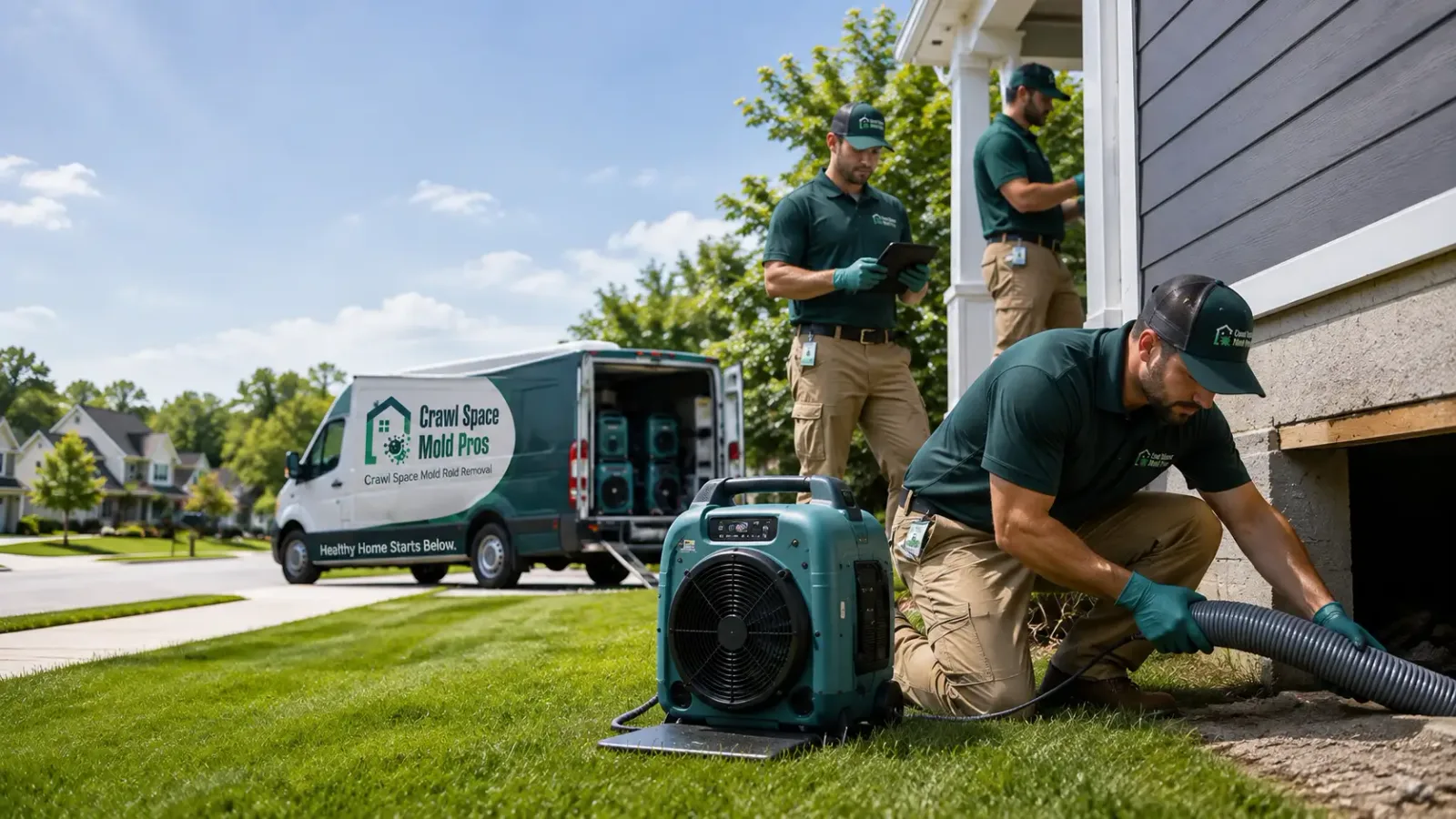 Crawl Space Mold Removal in Woodson, IL